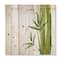 Designart - Bamboo Branches In The Forest V - Tropical Print on Natural Pine Wood